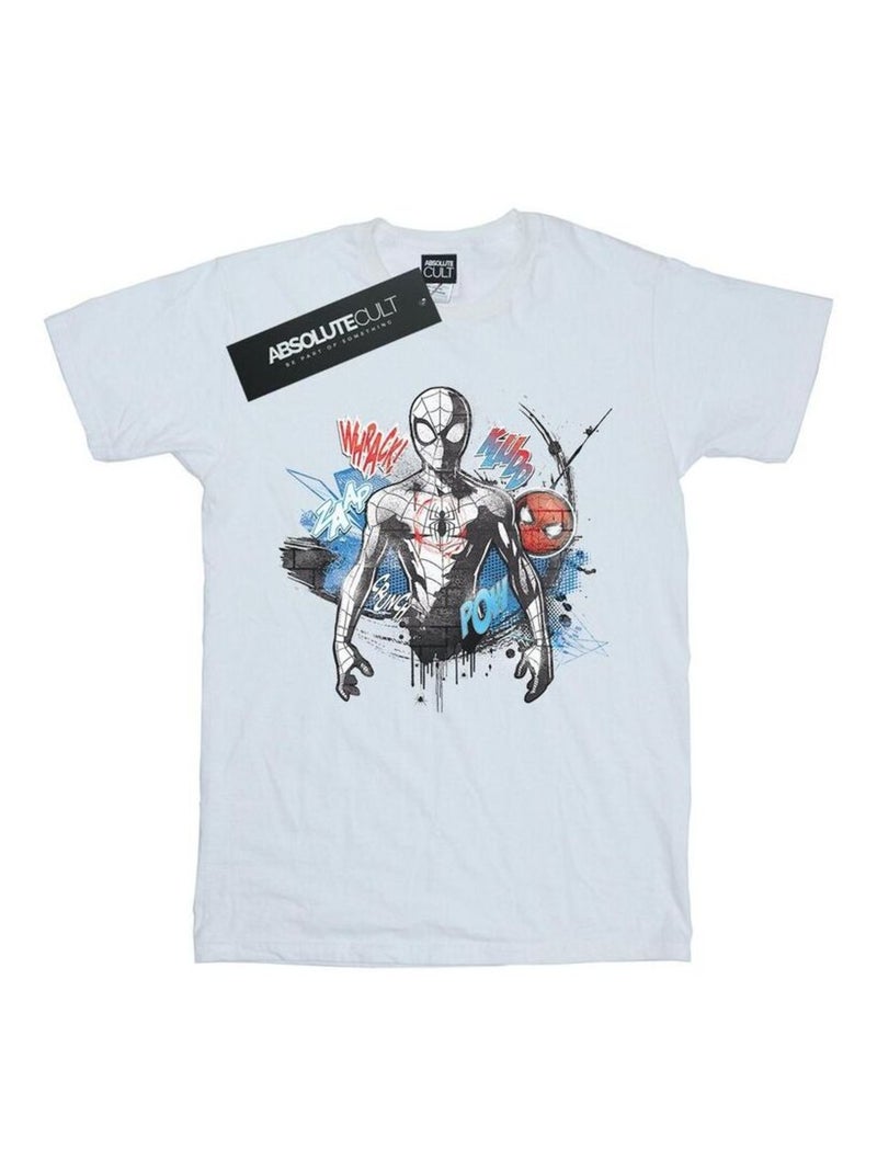 Marvel - T-shirt Blanc - Kiabi