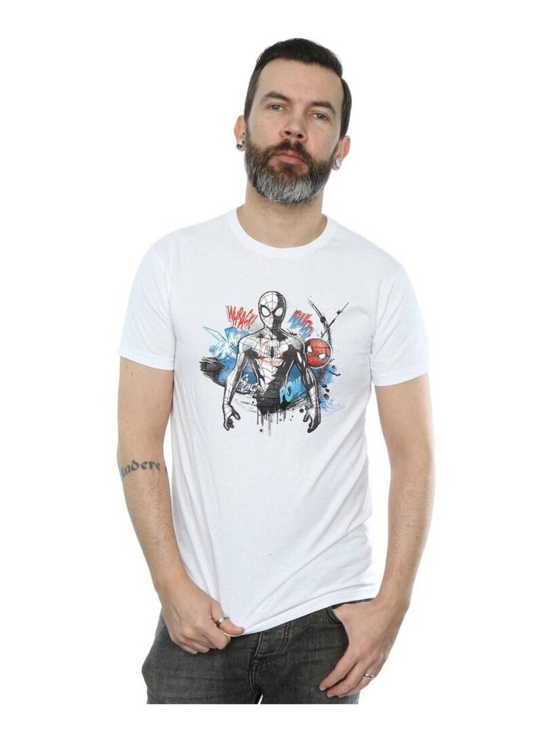 Marvel - T-shirt Blanc - Kiabi