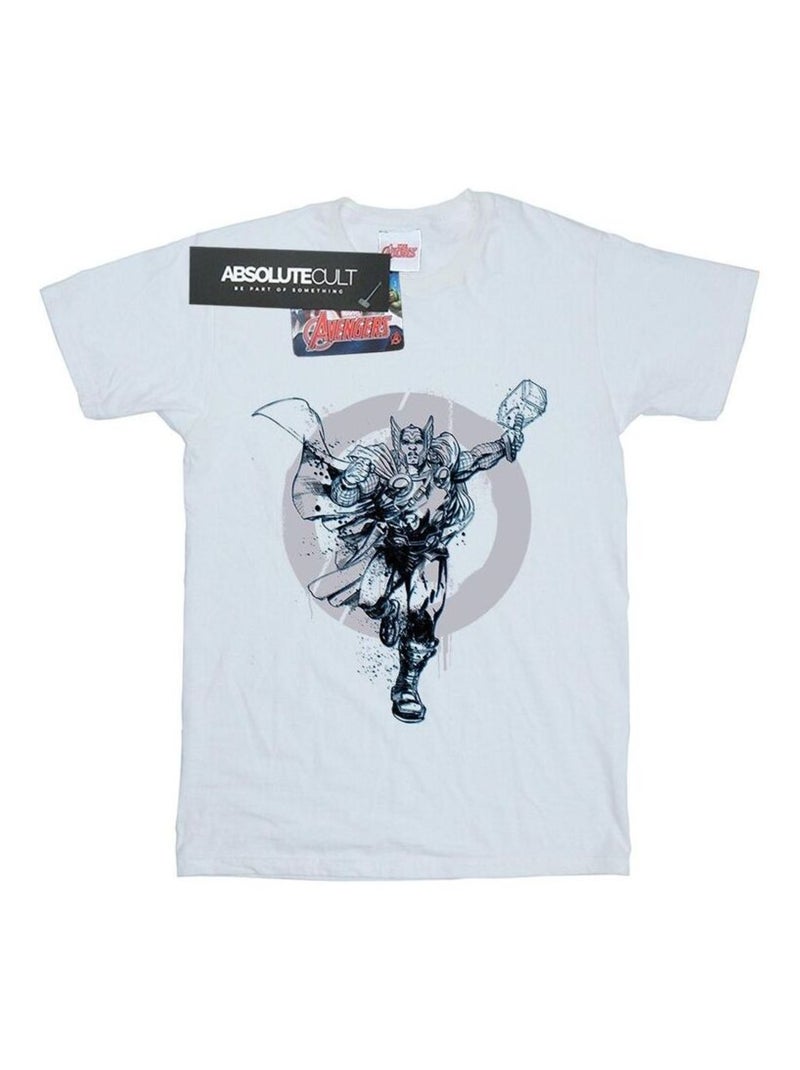 Marvel - T-shirt Blanc - Kiabi