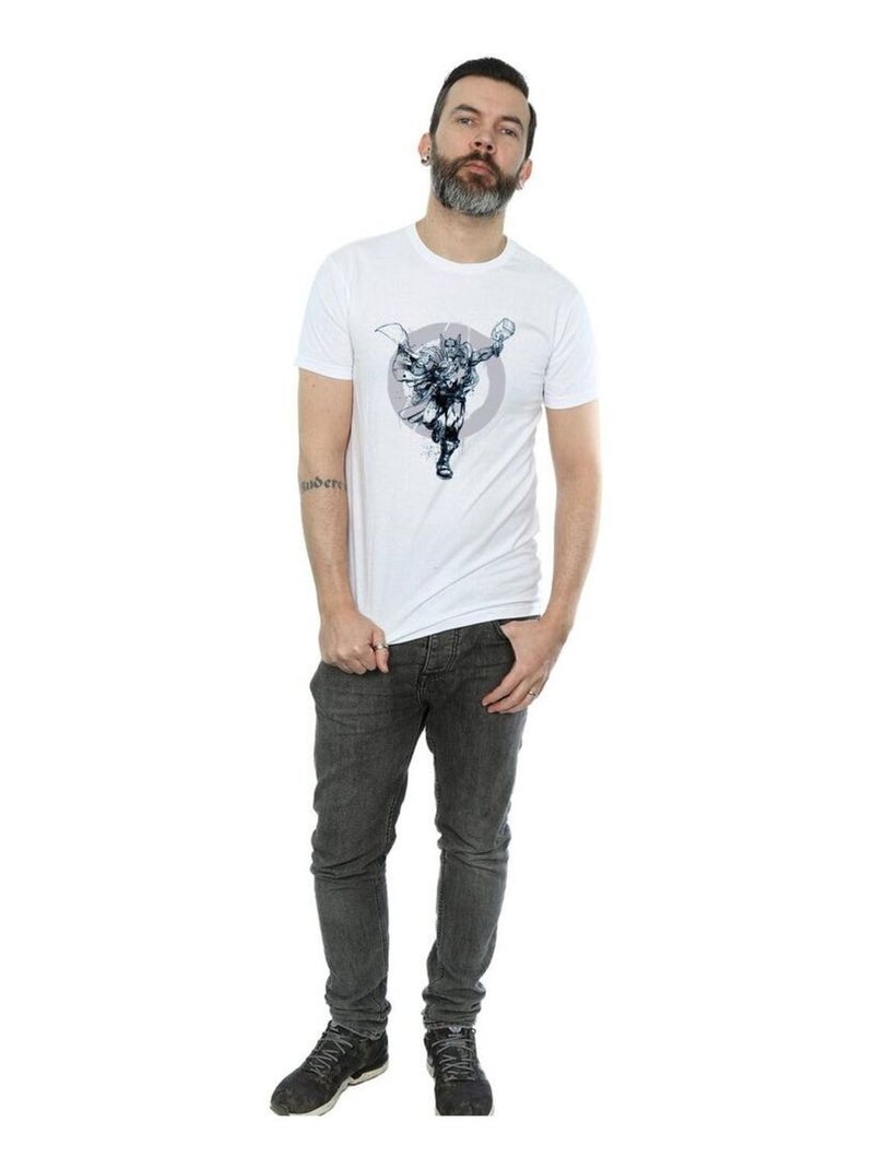 Marvel - T-shirt Blanc - Kiabi