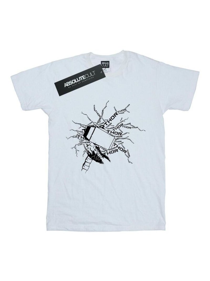 Marvel - T-shirt Blanc - Kiabi
