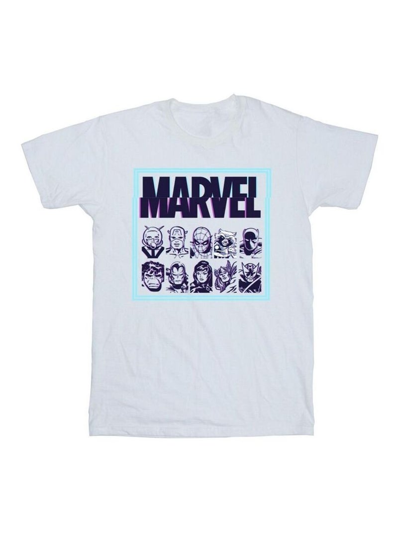 Marvel - T-shirt Blanc - Kiabi