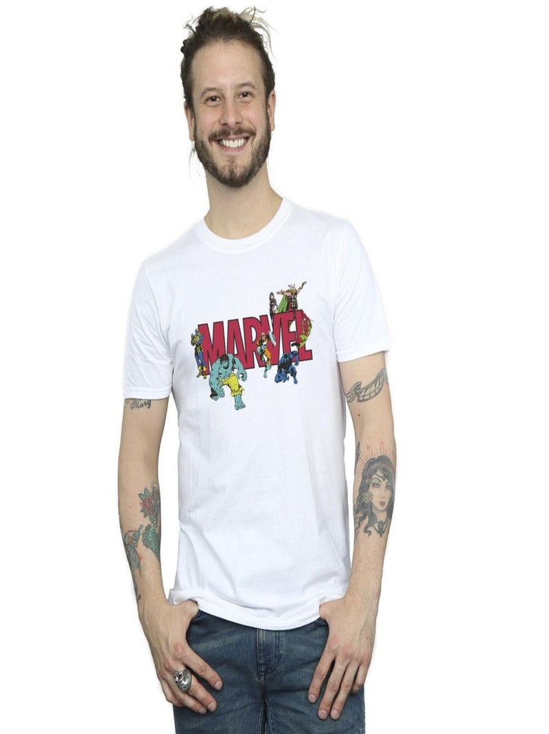 Marvel - T-shirt Blanc - Kiabi