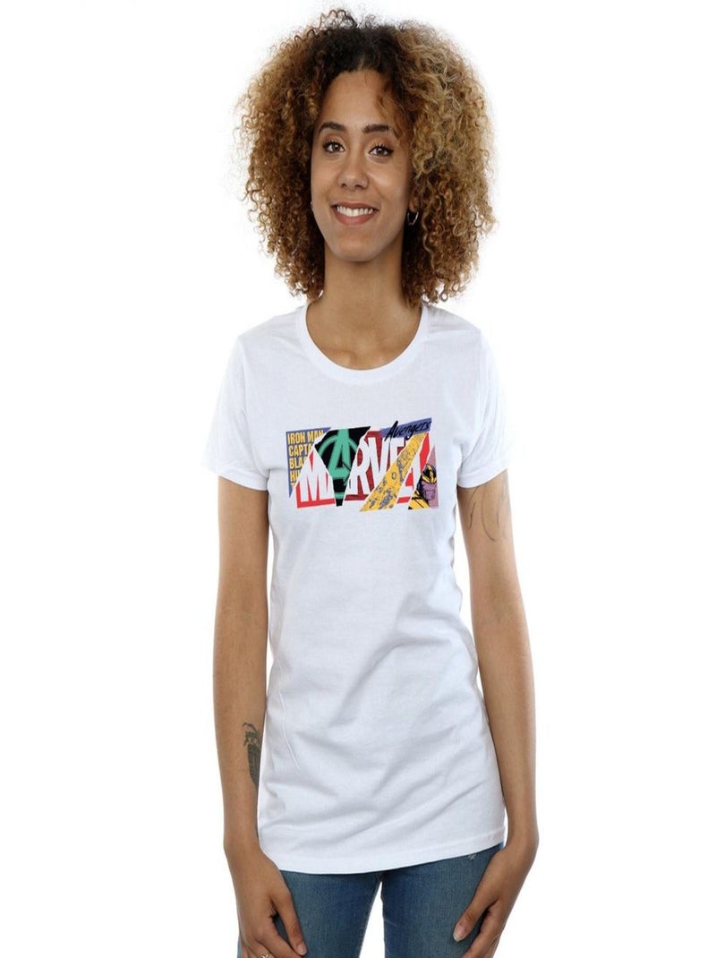 Marvel - T-shirt Blanc - Kiabi