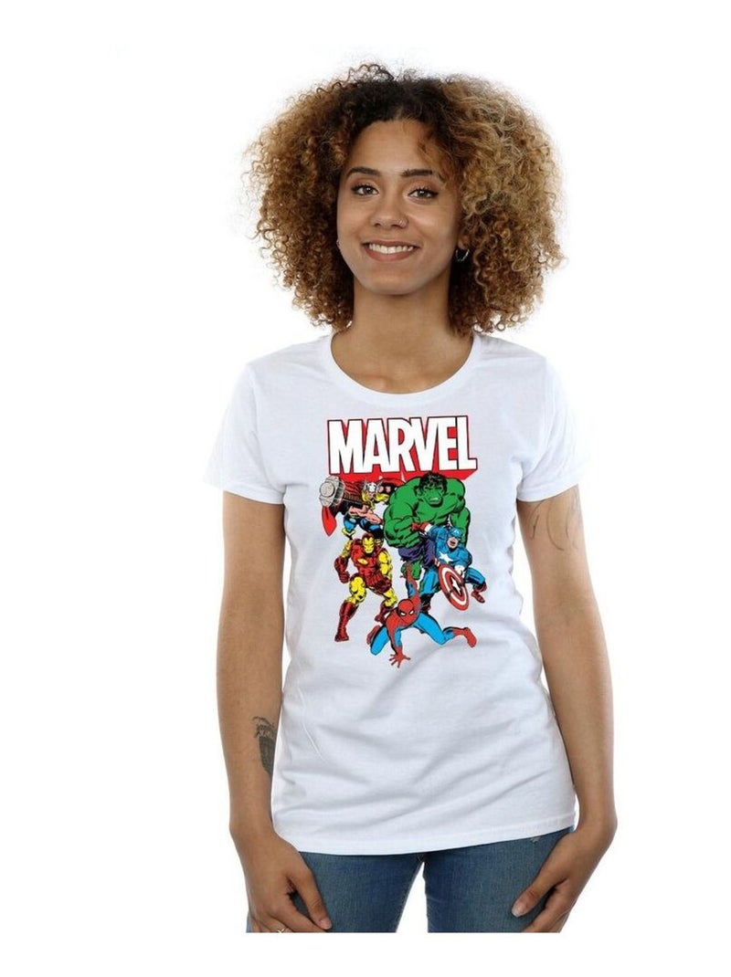 Marvel - T-shirt Blanc - Kiabi