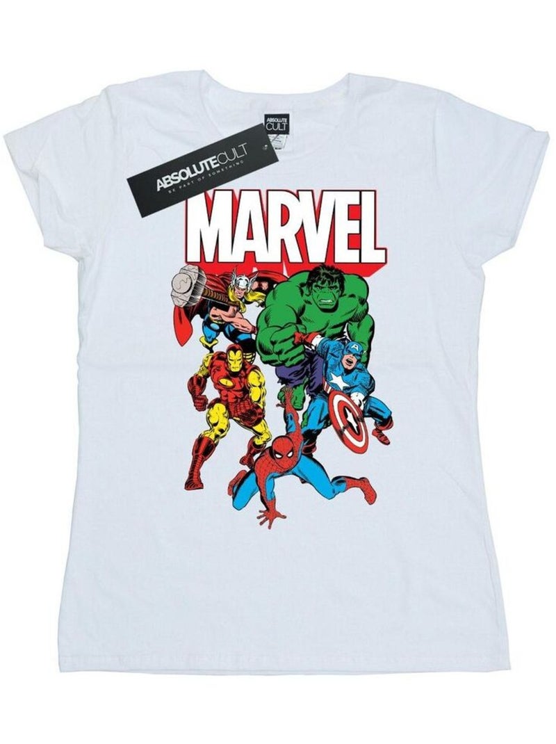 Marvel - T-shirt Blanc - Kiabi