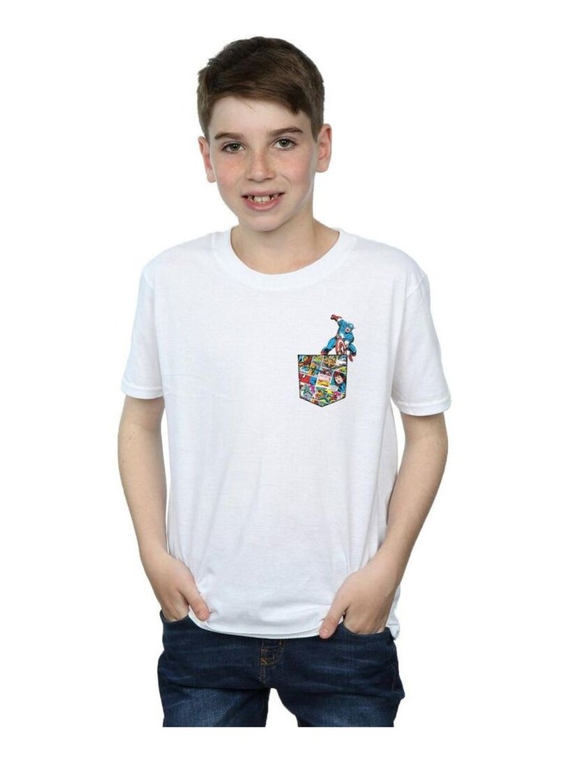 Marvel - T-shirt Blanc - Kiabi
