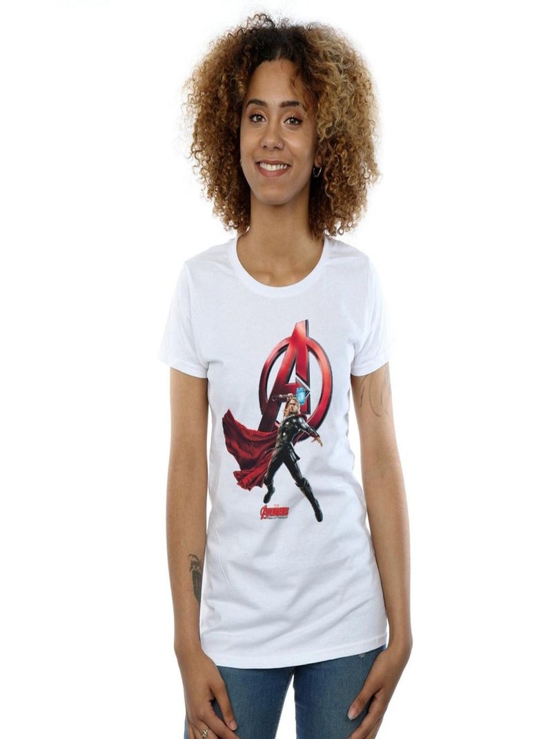 Marvel - T-shirt Blanc - Kiabi