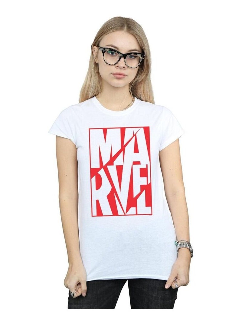 Marvel - T-shirt Blanc - Kiabi