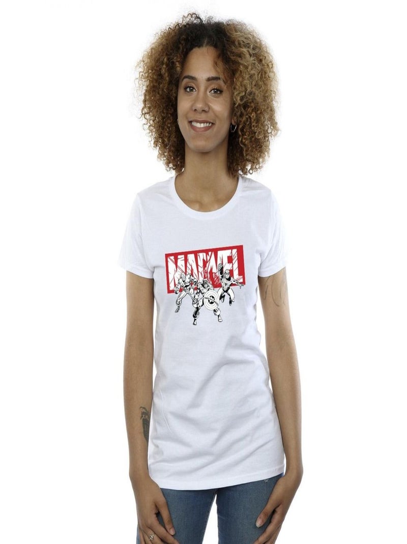 Marvel - T-shirt Blanc - Kiabi
