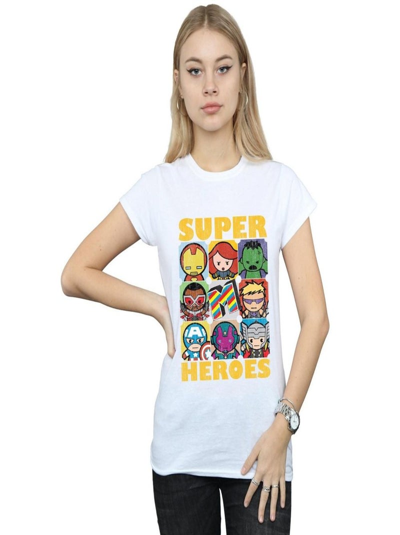 Marvel - T-shirt Blanc - Kiabi