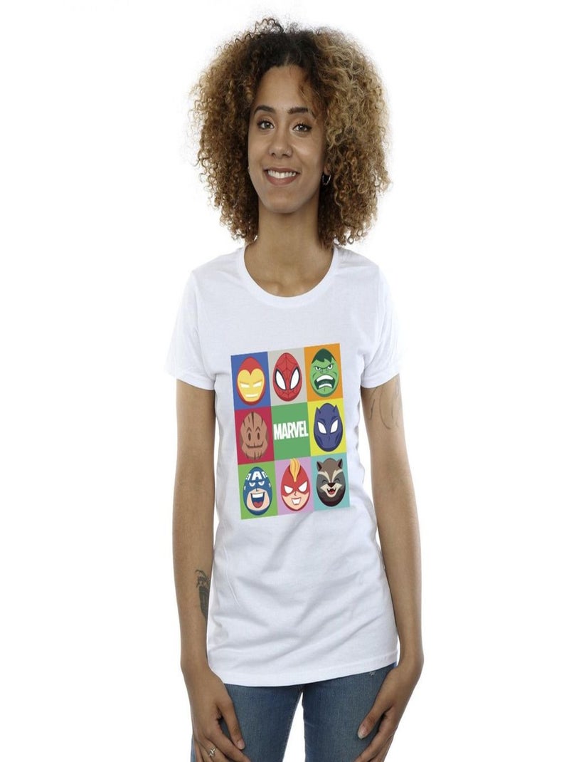 Marvel - T-shirt Blanc - Kiabi