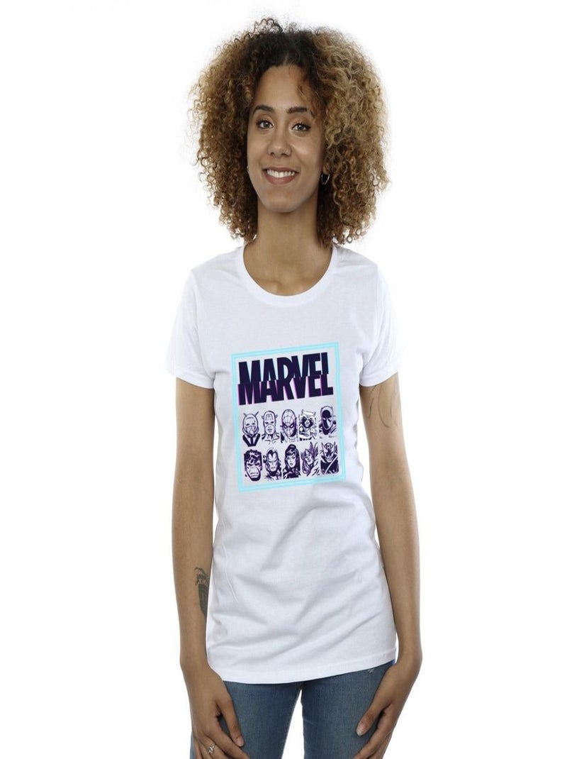 Marvel - T-shirt Blanc - Kiabi