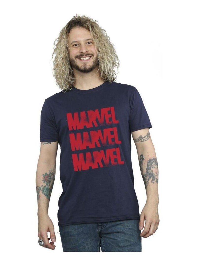 Marvel - T-shirt Bleu marine - Kiabi