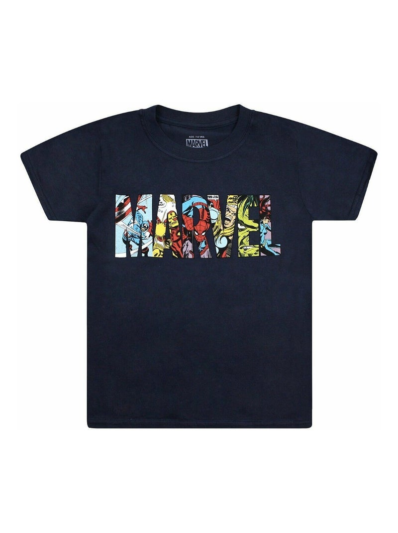 Marvel - T-shirt Bleu marine - Kiabi