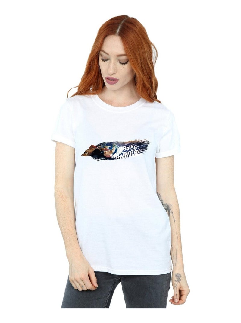 Marvel - T-shirt BRING THE THUNDER Blanc - Kiabi