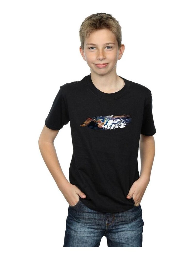 Marvel - T-shirt BRING THE THUNDER Noir - Kiabi