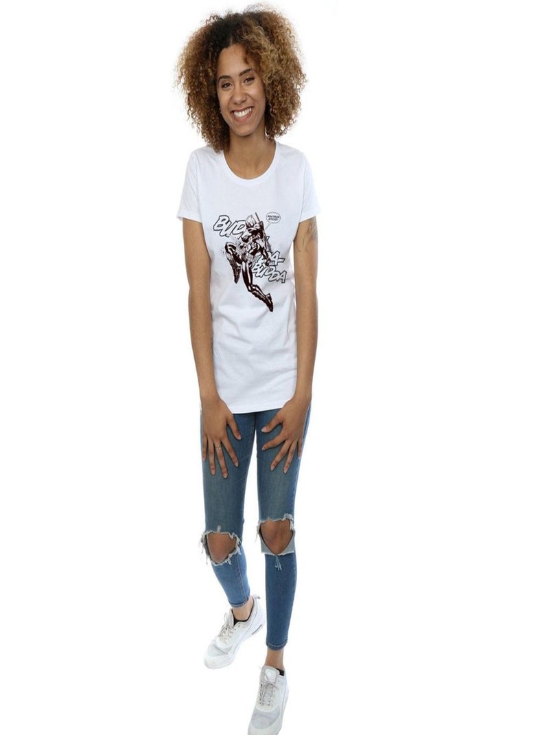 Marvel - T-shirt BUDDA BUDDA Blanc - Kiabi