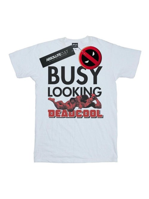 Marvel - T-shirt BUSY LOOKING DEADCOOL - Kiabi Marvel - T-shirt BUSY LOOKING DEADCOOL - Kiabi
