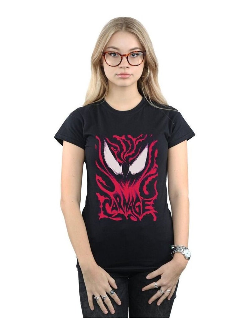 Marvel - T-shirt CARNAGE Noir - Kiabi