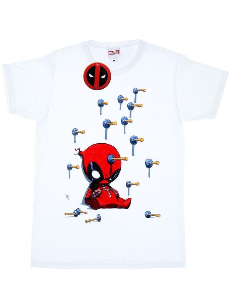 Marvel - T-shirt CARTOON KNOCKOUT Blanc - Kiabi