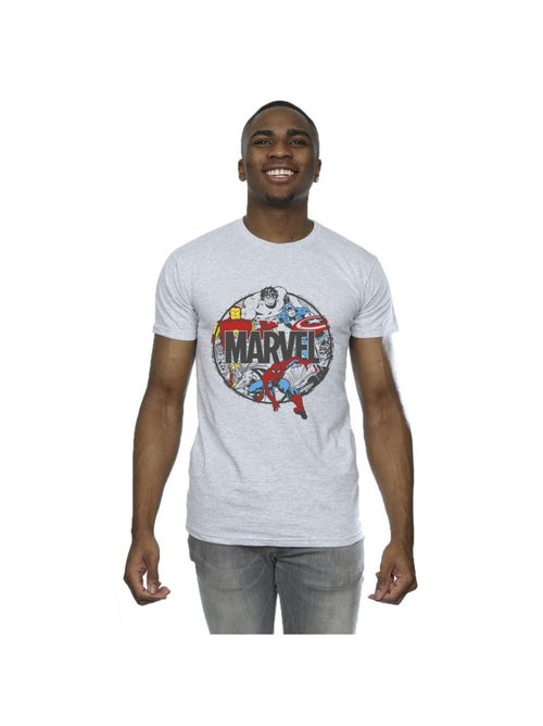 Marvel - T-shirt CHARACTER CIRCLE - Kiabi Marvel - T-shirt CHARACTER CIRCLE - Kiabi