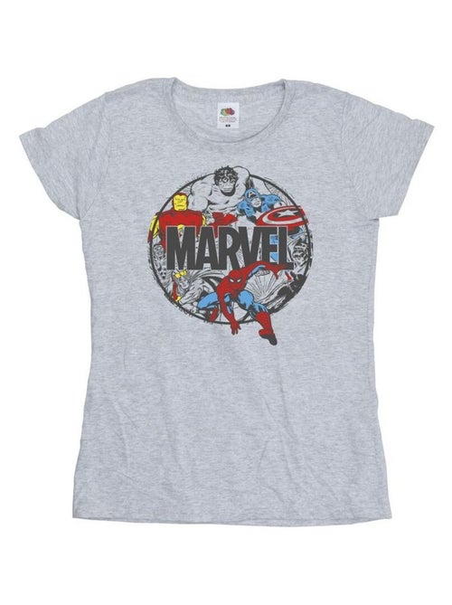 Marvel - T-shirt CHARACTER CIRCLE - Kiabi