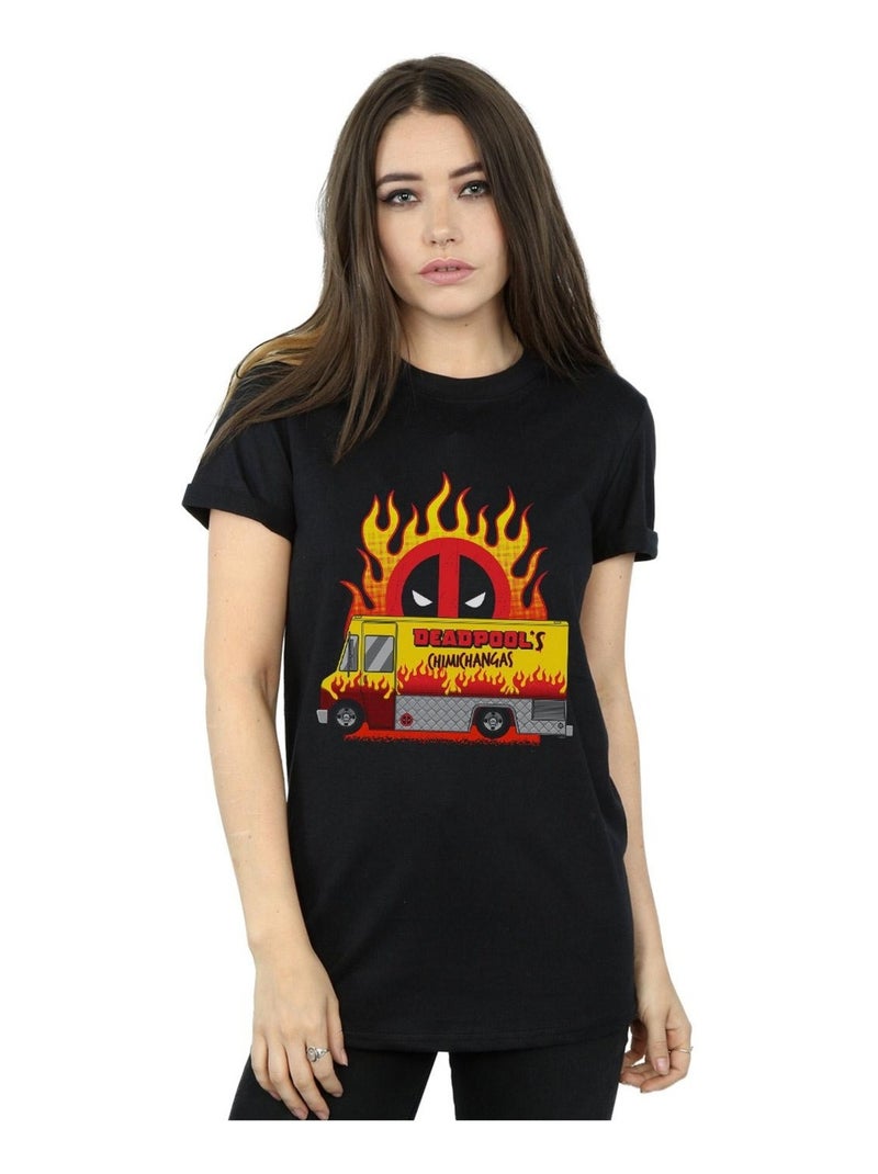 Marvel - T-shirt CHIMACHANGAS Noir - Kiabi