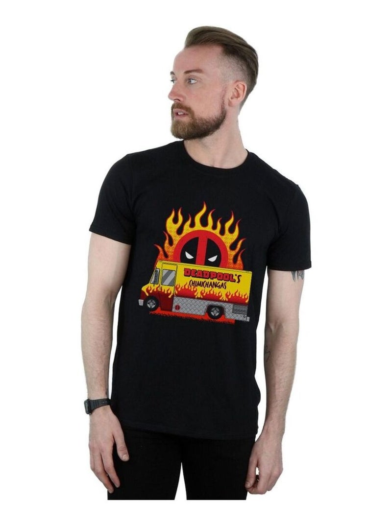 Marvel - T-shirt CHIMACHANGAS Noir - Kiabi