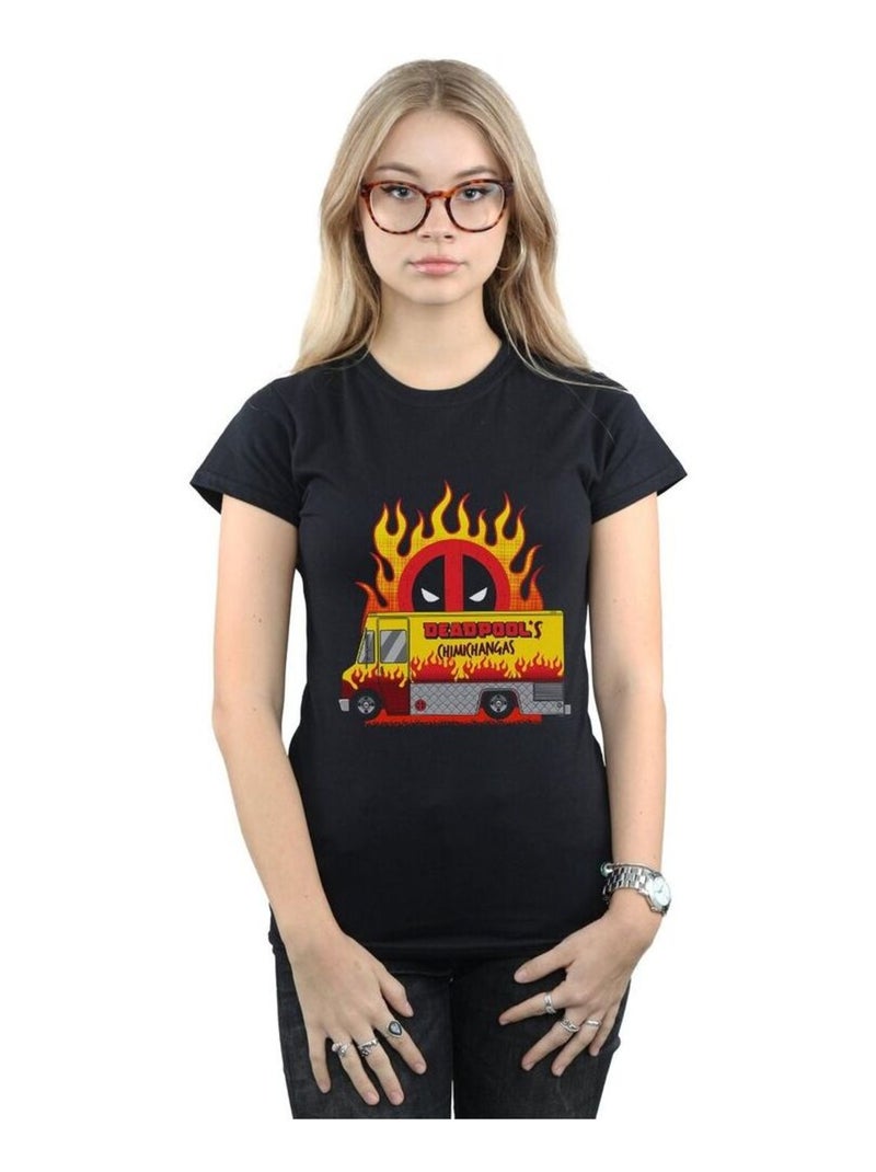 Marvel - T-shirt CHIMACHANGAS Noir - Kiabi