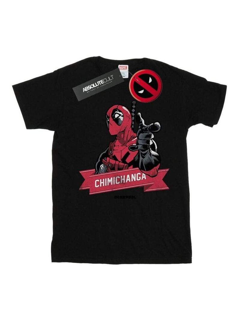 Marvel - T-shirt CHIMICHANGA FINGER Noir - Kiabi