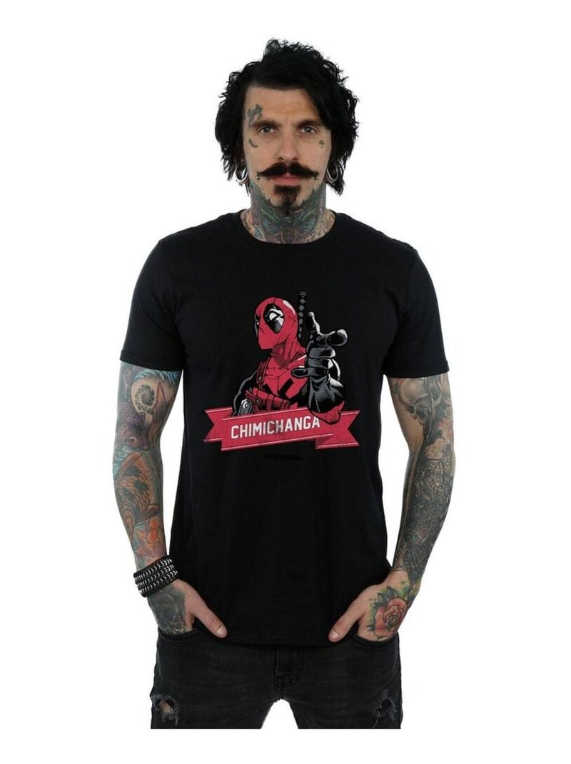 Marvel - T-shirt CHIMICHANGA FINGER Noir - Kiabi