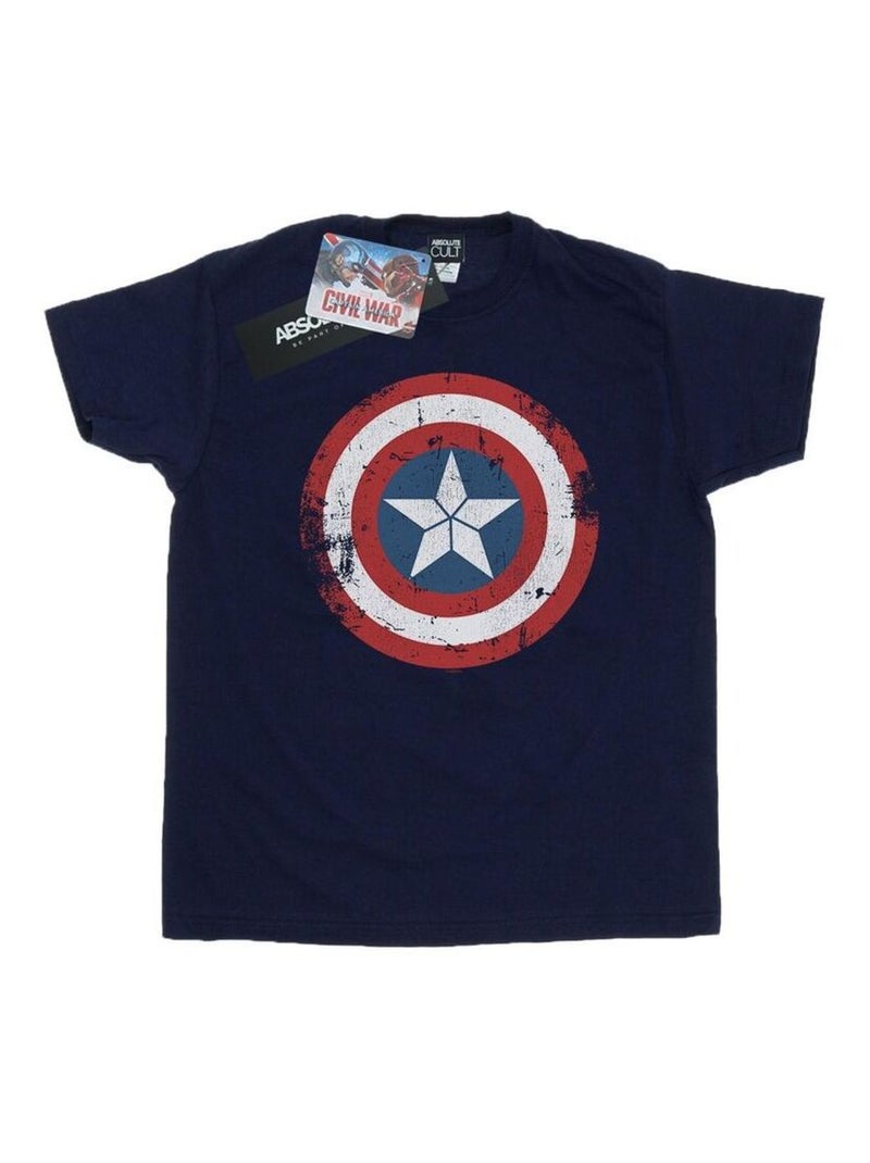 Marvel - T-shirt CIVIL WAR Bleu marine - Kiabi