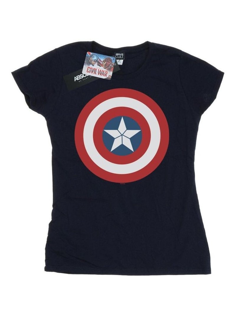 Marvel - T-shirt CIVIL WAR Bleu marine - Kiabi