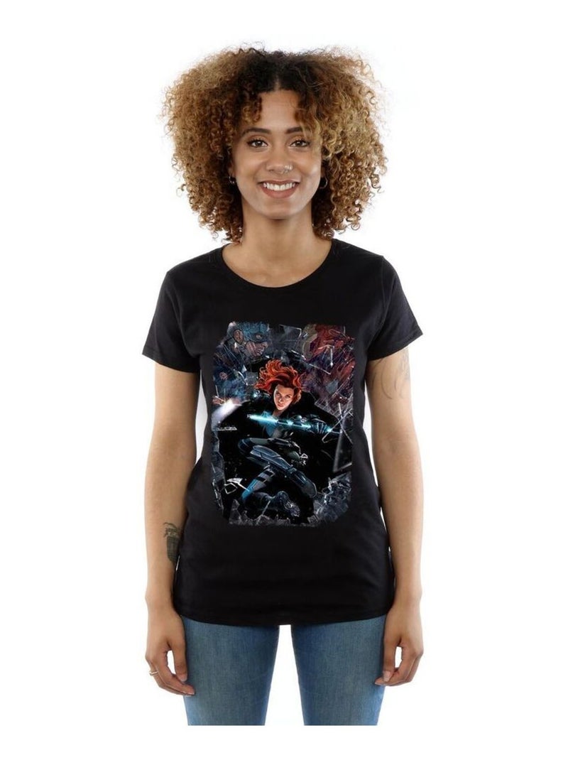 Marvel - T-shirt CIVIL WAR BREAKOUT Noir - Kiabi
