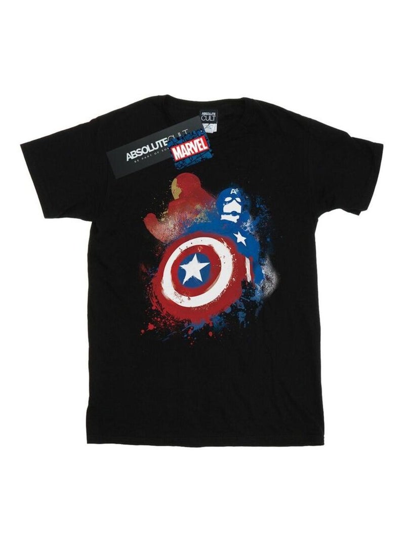 Marvel - T-shirt CIVIL WAR Noir - Kiabi
