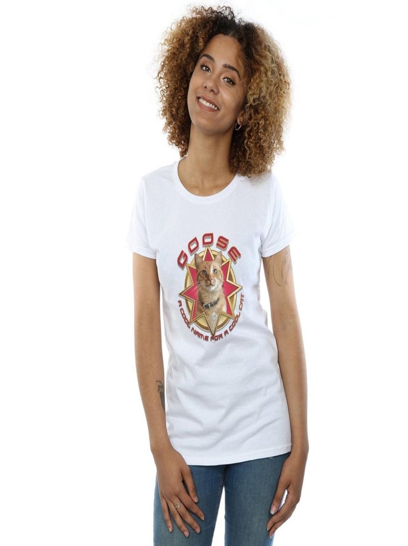 Marvel - T-shirt COOL CAT Blanc - Kiabi