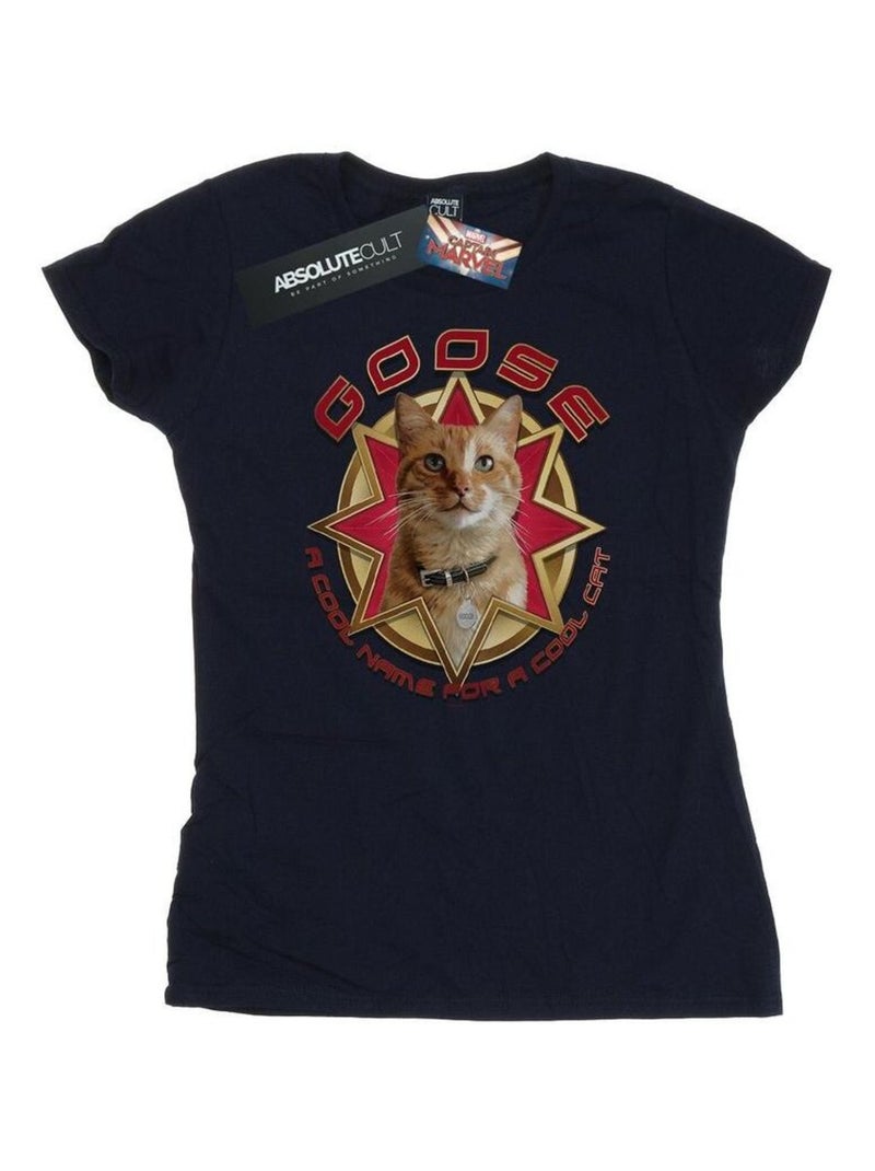 Marvel - T-shirt COOL CAT Bleu marine - Kiabi
