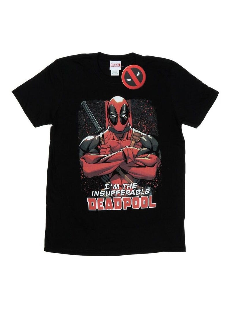 Marvel - T-shirt CROSSED ARMS Noir - Kiabi