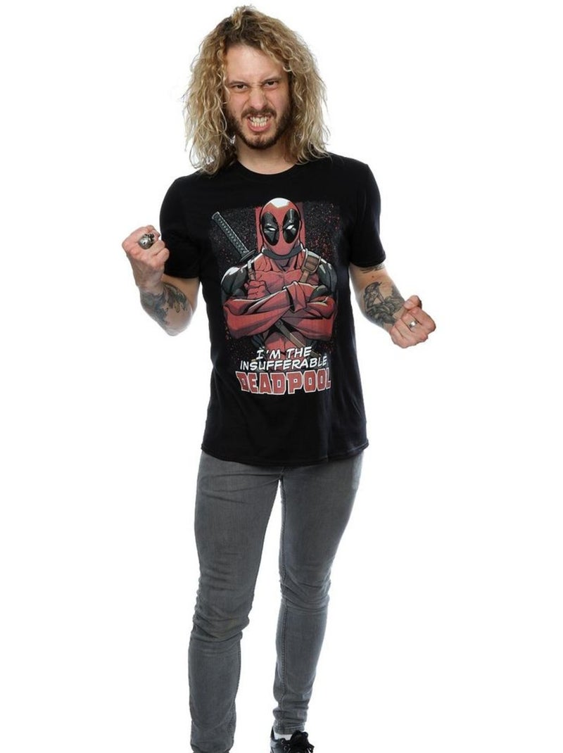 Marvel - T-shirt CROSSED ARMS Noir - Kiabi