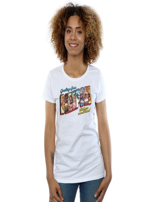 Marvel - T-shirt DEADPOOL GREETINGS - Kiabi