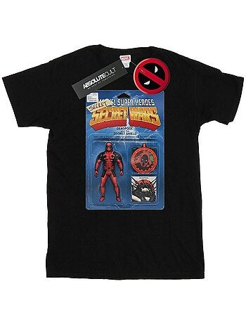 Marvel - T-shirt DEADPOOL SECRET WARS ACTION FIGURE