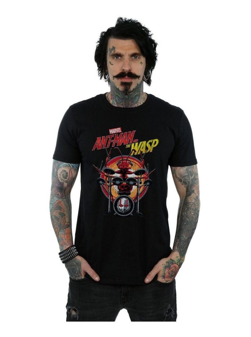 Marvel - T-shirt DRUMMER ANT Noir - Kiabi