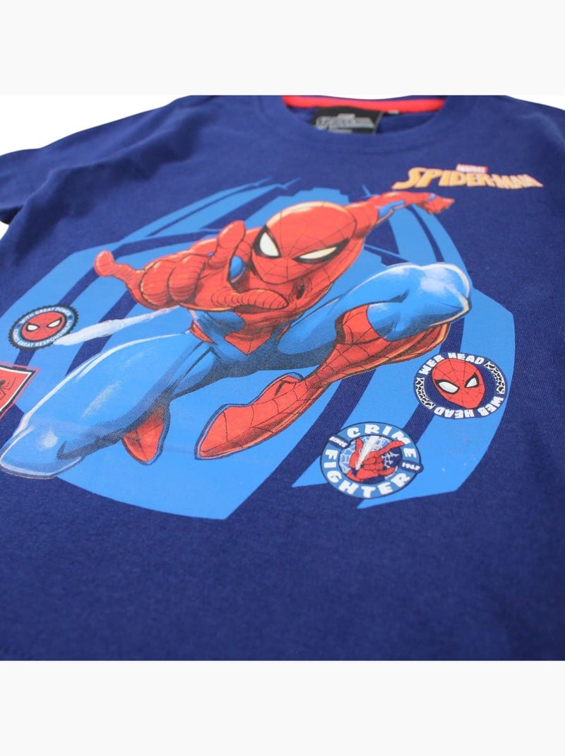 Marvel - T-shirt enfant à imprimé Bleu marine - Kiabi