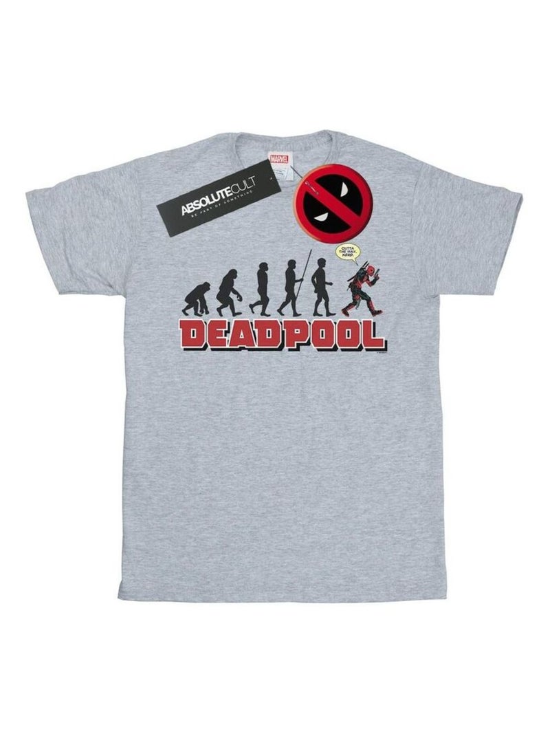 Marvel - T-shirt EVOLUTION Gris chiné - Kiabi
