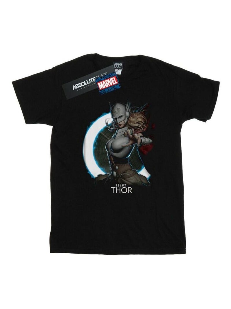 Marvel - T-shirt FEMALE LEGACY Noir - Kiabi