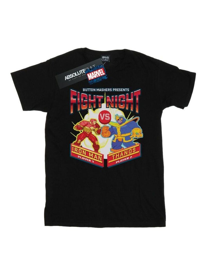 Marvel - T-shirt FIGHT NIGHT Noir - Kiabi