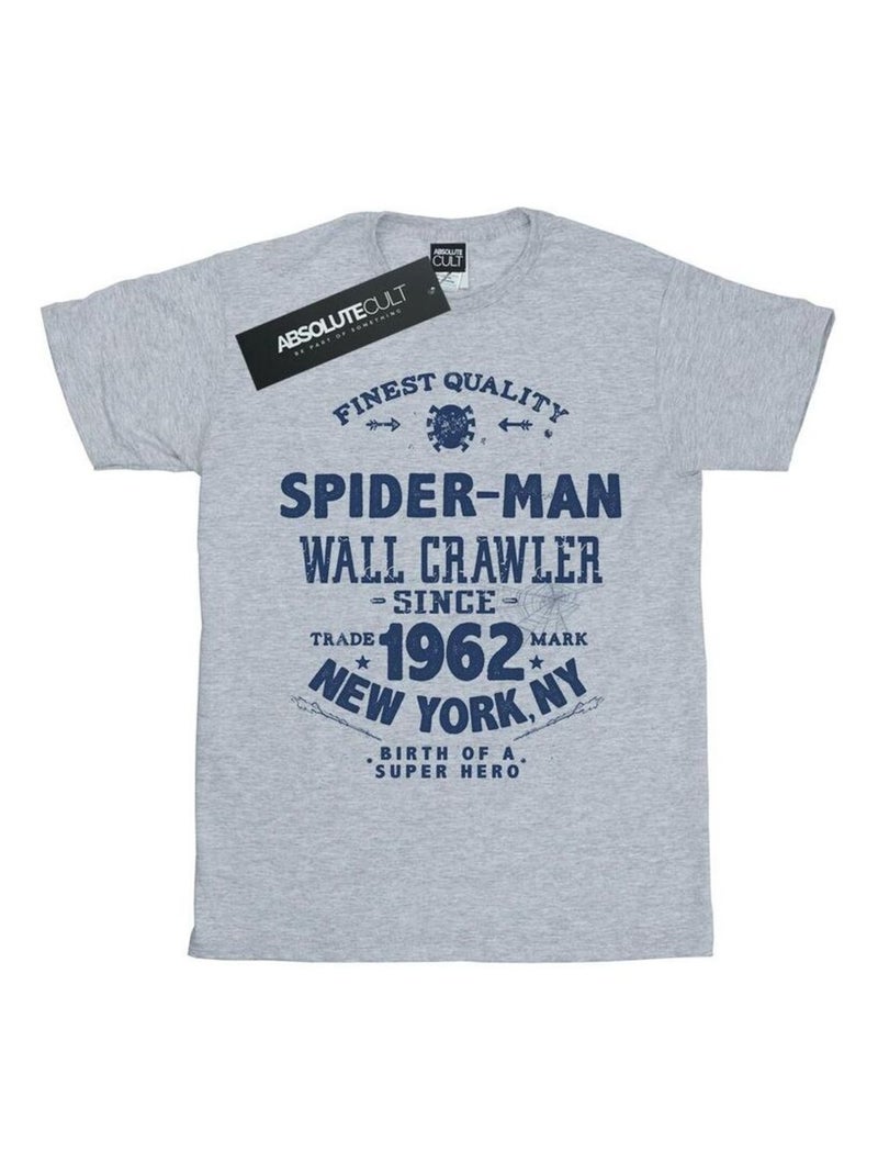 Marvel - T-shirt FINEST QUALITY Gris chiné - Kiabi