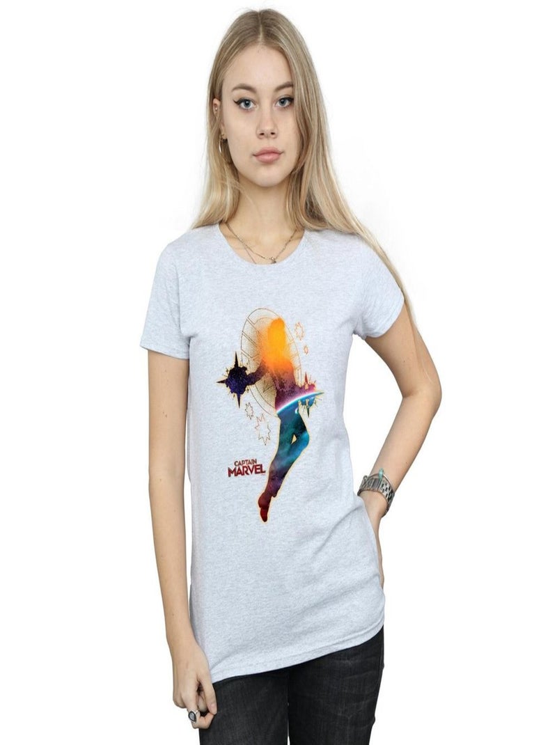 Marvel - T-shirt FLIGHT Gris chiné - Kiabi