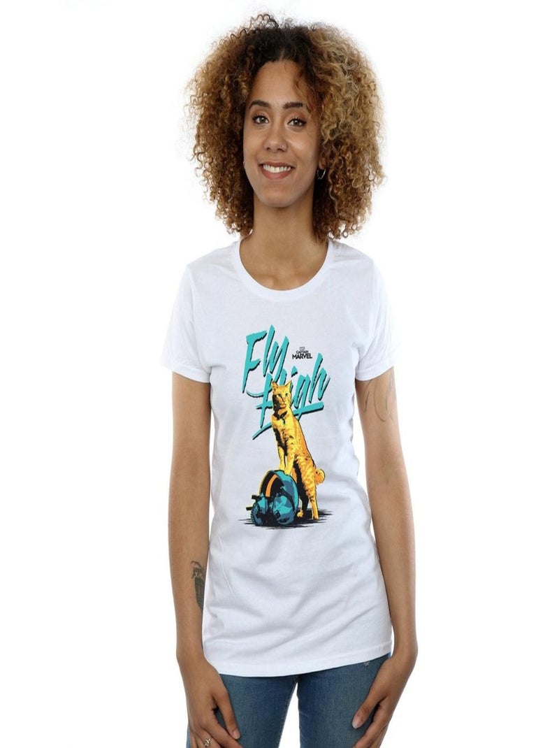 Marvel - T-shirt FLY HIGH Blanc - Kiabi